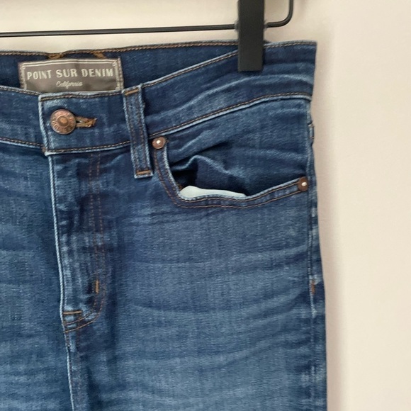 Point Sur Denim Skinny Jeans Size 27 - Picture 2 of 12